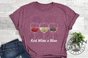 Red Wine And Blue 4Th Of July Gift giftyzy 4