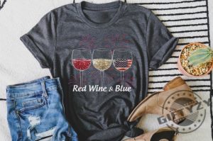 Red Wine And Blue 4Th Of July Gift giftyzy 5