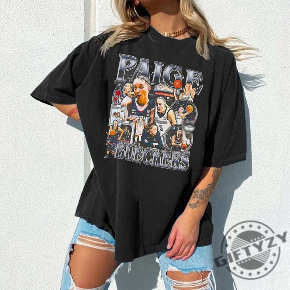 Paige Bueckers Buckets Basketball Player Slam Dunk Shirt