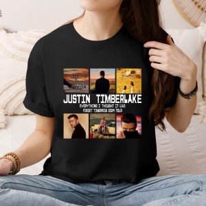2024 Justin Timberlake Tour Shirt Forget Tomorrow World Tour Hoodie Unisex Graphic Shirt Justin Timberlake Montana House Unique revetee 3