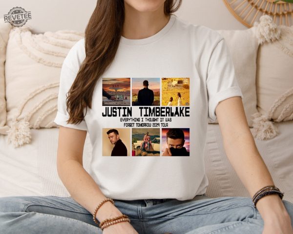 2024 Justin Timberlake Tour Shirt Forget Tomorrow World Tour Hoodie Unisex Graphic Shirt Justin Timberlake Montana House Unique revetee 4