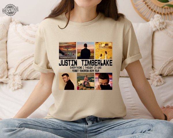 2024 Justin Timberlake Tour Shirt Forget Tomorrow World Tour Hoodie Unisex Graphic Shirt Justin Timberlake Montana House Unique revetee 5