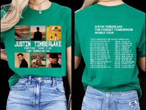 2024 Justin Timberlake Tour Shirt Forget Tomorrow World Tour Hoodie Justin Timberlake Concert Group Shirt Unique revetee 4 1