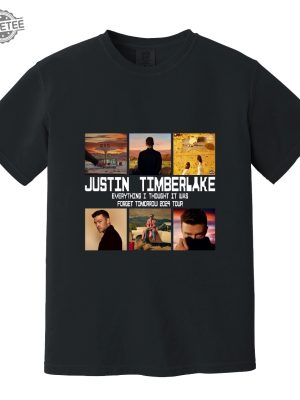 2024 Justin Timberlake Tour Shirt Forget Tomorrow World Tour Shirt Unisex Graphic Shirt Justin Timberlake Concert Group Unique revetee 2