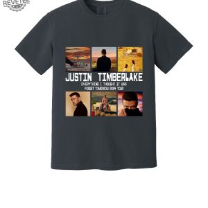 2024 Justin Timberlake Tour Shirt Forget Tomorrow World Tour Shirt Unisex Graphic Shirt Justin Timberlake Concert Group Unique revetee 3