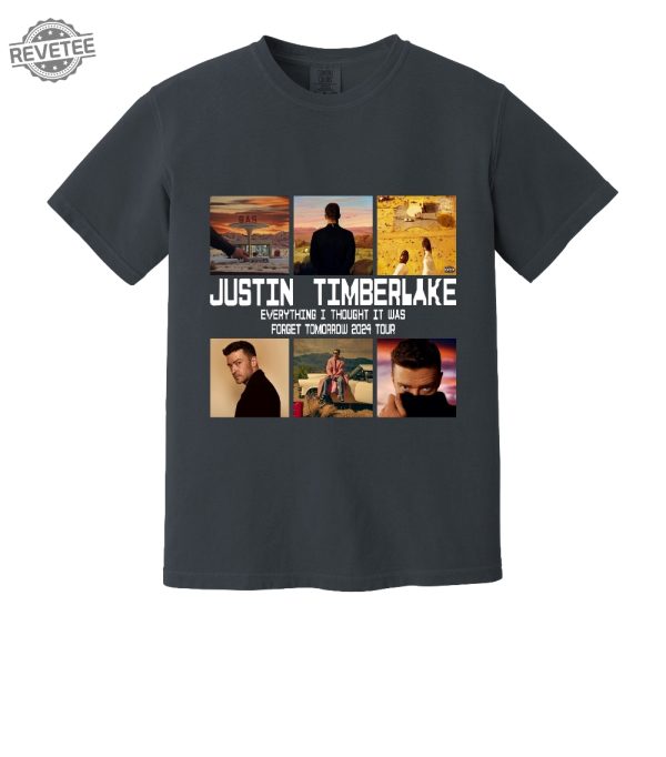 2024 Justin Timberlake Tour Shirt Forget Tomorrow World Tour Shirt Unisex Graphic Shirt Justin Timberlake Concert Group Unique revetee 3