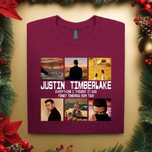 2024 Justin Timberlake Tour Shirt Forget Tomorrow World Tour Shirt Unisex Graphic Shirt Justin Timberlake Montana House Unique revetee 3