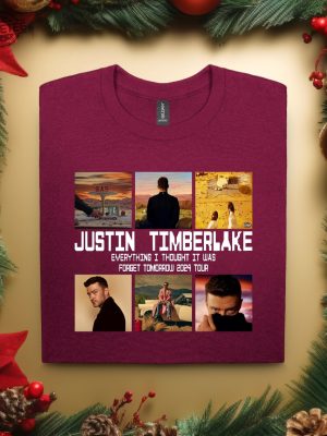 2024 Justin Timberlake Tour Shirt Forget Tomorrow World Tour Shirt Unisex Graphic Shirt Justin Timberlake Montana House Unique revetee 3