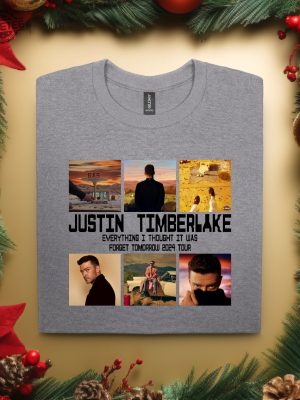 2024 Justin Timberlake Tour Shirt Forget Tomorrow World Tour Shirt Unisex Graphic Shirt Justin Timberlake Montana House Unique revetee 4