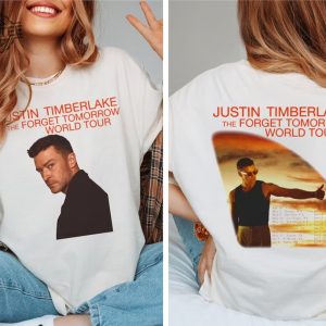Forget Tomorrow World Tour Justin Timberlake 2024 Shirt Justin Timberlake Shirt Nsync Members Unique revetee 2