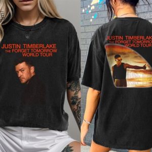 Forget Tomorrow World Tour Justin Timberlake 2024 Shirt Justin Timberlake Shirt Nsync Members Unique revetee 3