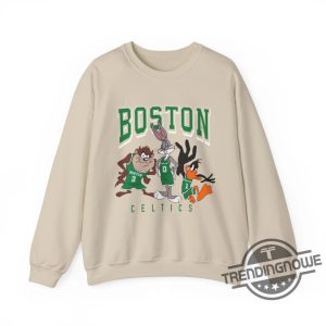 Boston Celtics Sweatshirt Looney Tunes Sweatshirt Space Jam Crewneck Vintage Celtics Crewneck Celtics Shirt trendingnowe 2