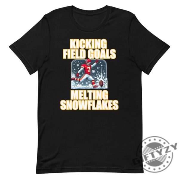 New Butker Shirt For Chiefs Fan Melting Snowflakes Kansas City Football Roman Catholic Shirt giftyzy 4