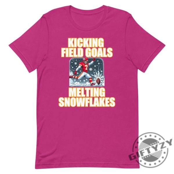 New Butker Shirt For Chiefs Fan Melting Snowflakes Kansas City Football Roman Catholic Shirt giftyzy 6