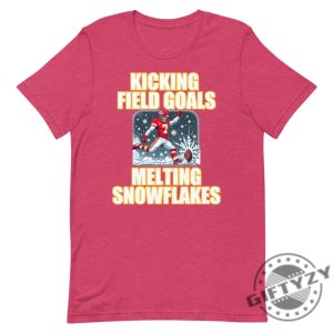 New Butker Shirt For Chiefs Fan Melting Snowflakes Kansas City Football Roman Catholic Shirt giftyzy 8