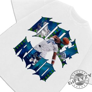 Naz Reid Anthony Edwards Wolves Custom Design Graphic Shirt giftyzy 4