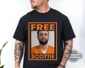 free scottie t shirt funny scottie scheffler mugshot shirts trending design