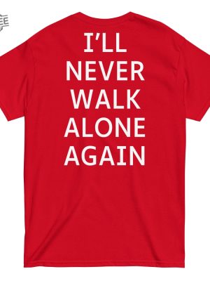 Jurgen Klopp Tribute T Shirt Thank You Luv Design Commemorative Tee Liverpool Manager Ill Never Walk Alone Unique revetee 3