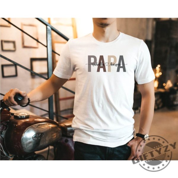 Custom Papa Shirt giftyzy 2