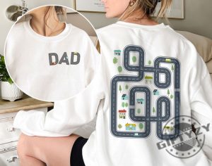 Twosided Car Track Dad Car Massage Shirt giftyzy 5