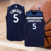 nba minnesota timberwolves number 5 anthony edwards jersey 2024 nike top quality replica mens womens youth basketball jersey shirts laughinks 1