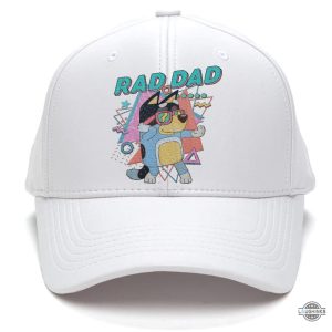 bluey rad dad hat bandit heeler bluey embroidered classic baseball cap trendy australian blue dog cartoon tv show gift laughinks 1