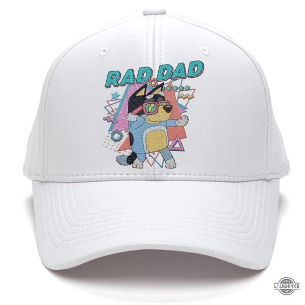 bluey rad dad hat bandit heeler bluey embroidered classic baseball cap trendy australian blue dog cartoon tv show gift laughinks 1