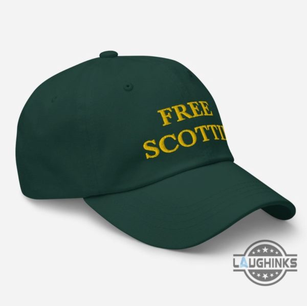 free scottie scheffler pga championship embroidered baseball cap free scotty mugshot hats limited edition offer laughinks 2