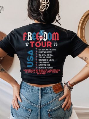 America Tour Shirt 4Th Of July Tshirt 1776 Independence Day Tee Freedom Shirt Usa Shirt 4Th Of July Tee Shirts Unique revetee 2