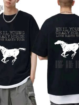 Neil Young And Crazy Horse 2024 Tour Shirt Neil Young Fan Shirt Neil Young And Crazy Horse Albums Unique revetee 2