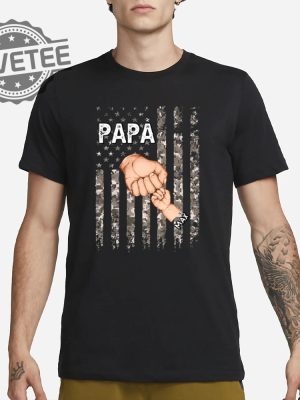 Papa Father Day T Shirt Unique Best Fathers Day Presents Good Fathers Day Gift Custom Fathers Day Shirts revetee 2