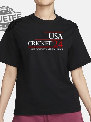 Erik Petersen Usa Cricket 24 Make Cricket American Again T Shirt Unique Erik Petersen Usa Cricket 24 Shirt revetee 2