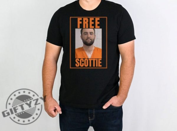 Free Scottie Scheffler Mug Shot Shirt Funny Fathers Day Gift giftyzy 6