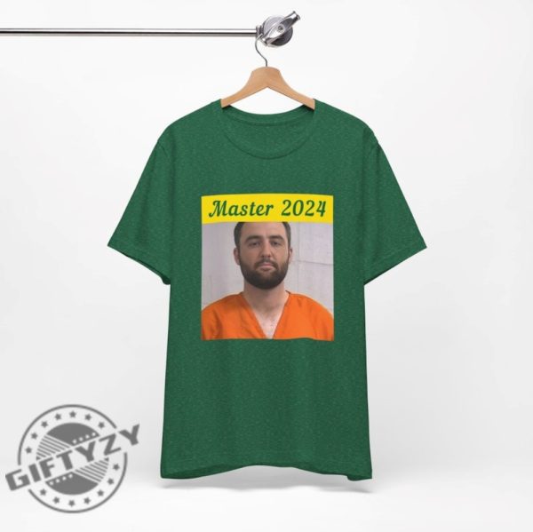 Scottie Scheffler Mugshot Master 2024 Famous Golfing Legend Shirt giftyzy 1