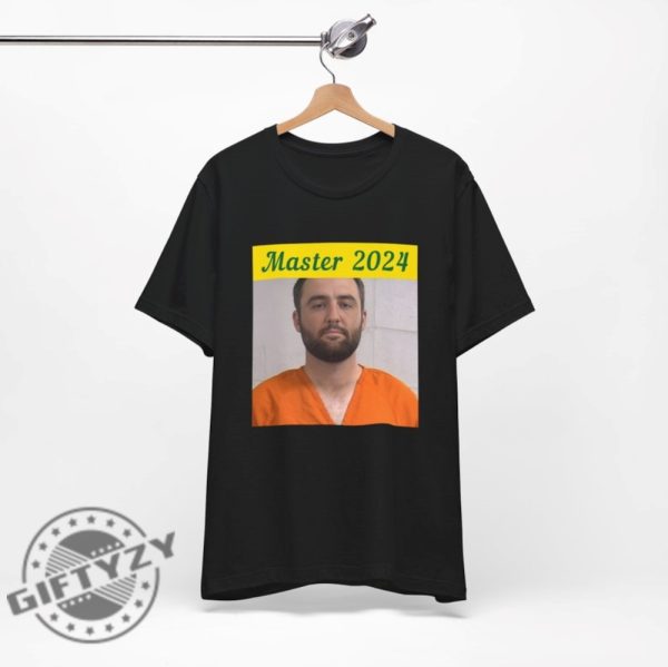 Scottie Scheffler Mugshot Master 2024 Famous Golfing Legend Shirt giftyzy 2