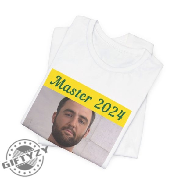 Scottie Scheffler Mugshot Master 2024 Famous Golfing Legend Shirt giftyzy 9