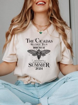 Cicada Shirt 2024 Cicada Concert Tour 2024 Cicada Reunion Tee Year Of The Cicadas Shirt Insect Lover Tee Unique revetee 2