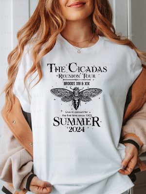 Cicada Shirt 2024 Cicada Concert Tour 2024 Cicada Reunion Tee Year Of The Cicadas Shirt Insect Lover Tee Unique revetee 5