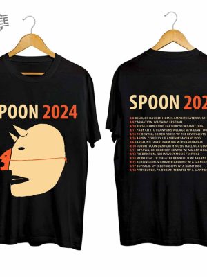 Spoon 2024 Tour Shirt Spoon Band Fan Shirt Spoon 2024 Concert Shirt Unique revetee 2