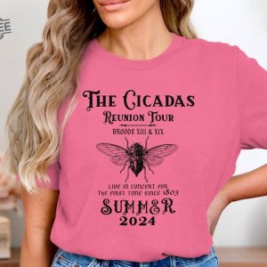 The Cicadas Reunion Tour Summer 2024 Shirt Broods Xiii Xix Concert Shirt Live In Concert Since 1803 Graphic Tee Unique revetee 3