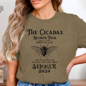 The Cicadas Reunion Tour Summer 2024 Shirt Broods Xiii Xix Concert Shirt Live In Concert Since 1803 Graphic Tee Unique revetee 4