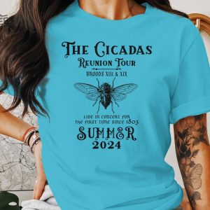 The Cicadas Reunion Tour Summer 2024 Shirt Broods Xiii Xix Concert Shirt Live In Concert Since 1803 Graphic Tee Unique revetee 6