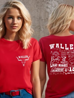 Vintage Wallen Country Music Sweatshirt Vintage Concert Sweatshirt Long Live Cowgirls Morgan Wallen Unique revetee 2