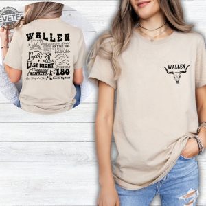 Vintage Wallen Country Music Sweatshirt Vintage Concert Sweatshirt Long Live Cowgirls Morgan Wallen Unique revetee 3