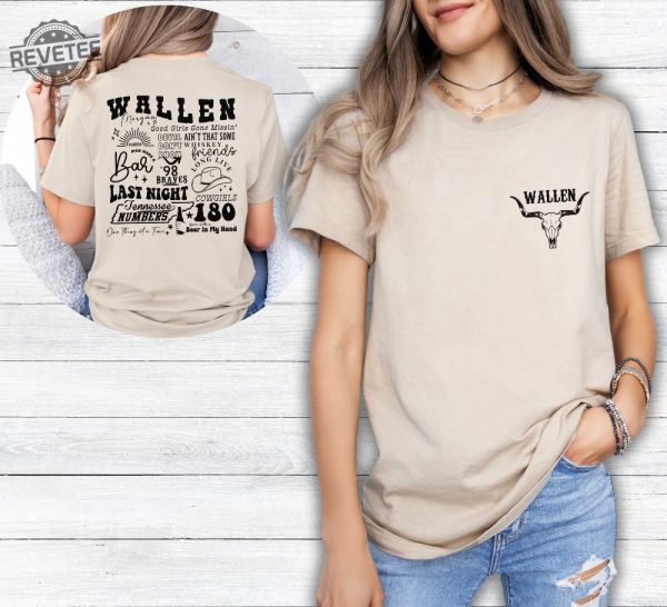 Vintage Wallen Country Music Sweatshirt Vintage Concert Sweatshirt Long Live Cowgirls Morgan Wallen Unique revetee 3