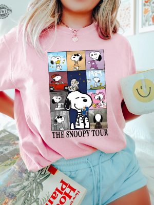 Taylor Swift Eras Tour Snoopy Sweatshirt Snoopy Dog Sweater Swiftie Eras Crewneck Snoopy Taylor Swift Unique revetee 2