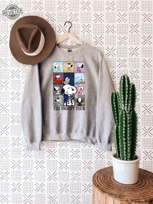 Taylor Swift Eras Tour Snoopy Sweatshirt Snoopy Dog Sweater Swiftie Eras Crewneck Snoopy Taylor Swift Unique revetee 3