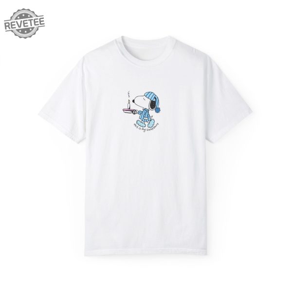 Snoopy Sleepshirt Tee Womens Tshirt Graphic Tshirt Unique Snoopy Sleepshirt Tshirt revetee 5