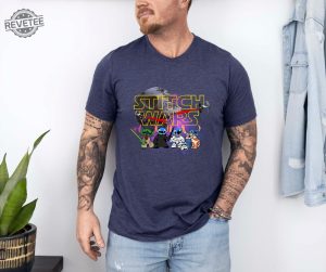 Disney Stitch Wars Characters Shirt Star Wars Stitch Adult Sweatshirt Stitch Head Tee Stitch Lover Hoodie Unique revetee 2