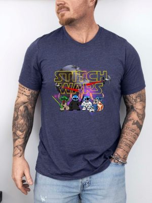 Disney Stitch Wars Characters Shirt Star Wars Stitch Adult Sweatshirt Stitch Head Tee Stitch Lover Hoodie Unique revetee 2